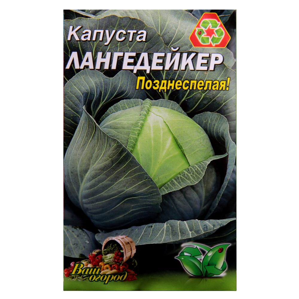 Семена капусты Лангедейкер поздняя 5 г (23001)