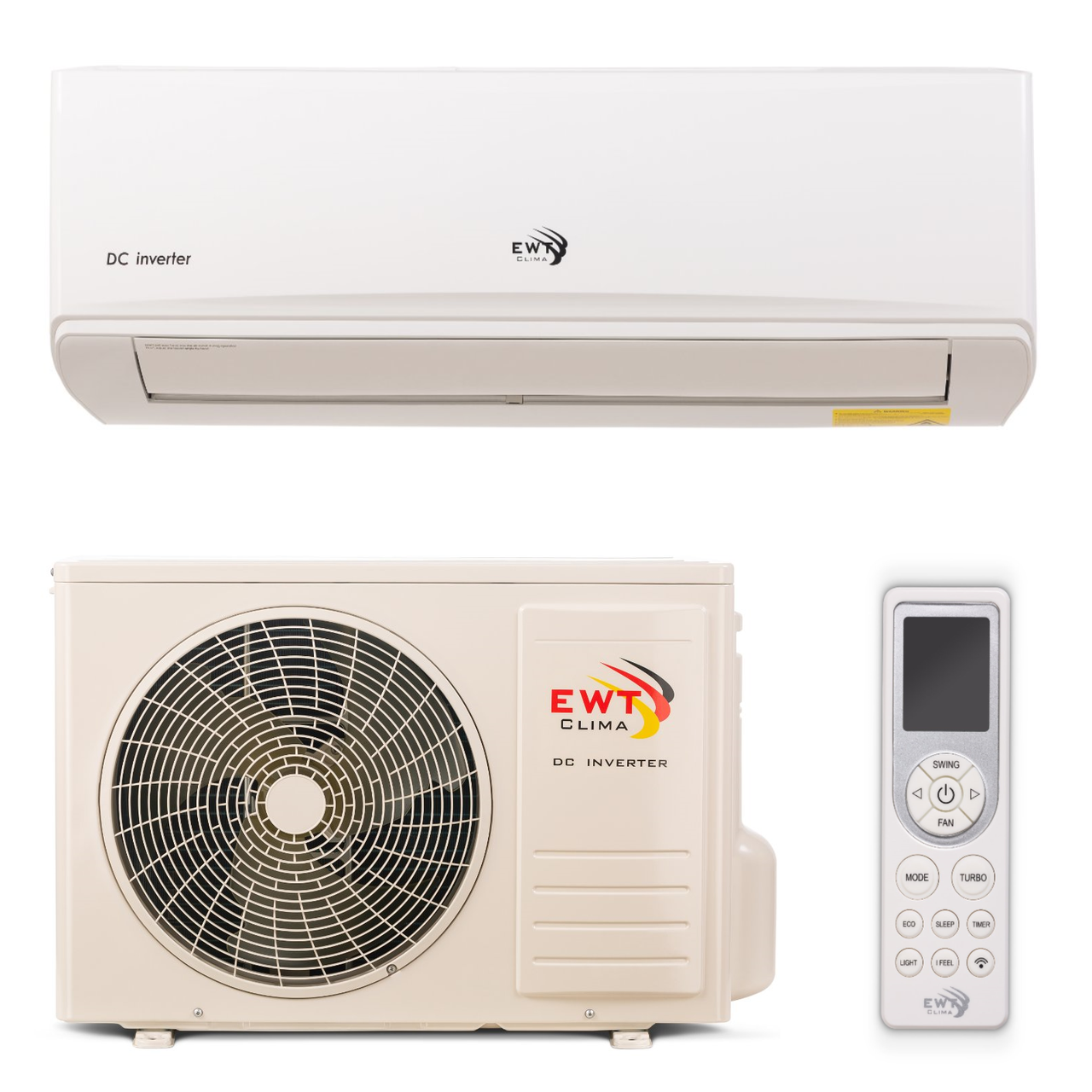 Кондиціонер EWT Clima S-090SDP-HRFN8 Scirocco 25 м2 A++ R32 -20°С/+48°С,Wi-Fi Ready (1815891302)