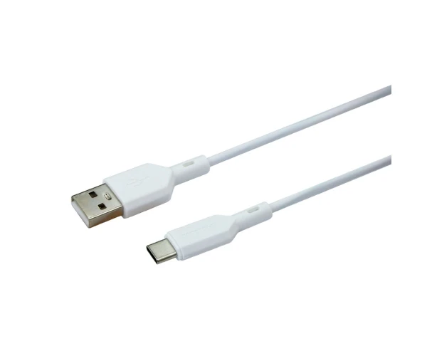 Кабель дата USB Borofone BX70 Type-C 3A 1 м White Кабель дата USB Borofone BX70 Type-C 3A 1 м White