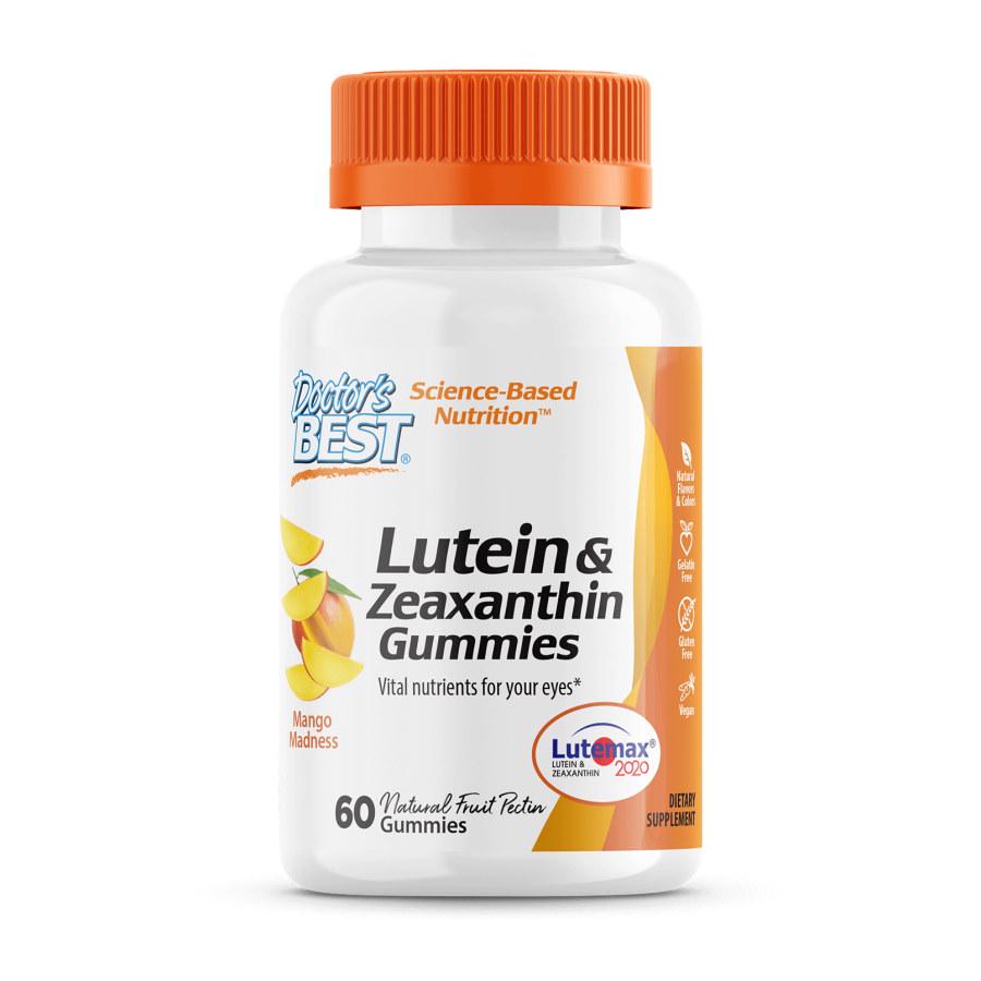 Натуральна добавка Doctor's Best Lutein and Zeaxanthin 60 желейок Манго (7828V12444)