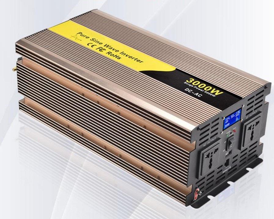 Автомобильный инвертор Pure Sine Wave Inverter 12-220 В 3000 Вт с чистой синусоидой (2104618828) - фото 13 Автомобильный инвертор Pure Sine Wave Inverter 12-220 В 3000 Вт с чистой синусоидой (2104618828) - фото 13