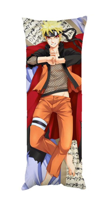 Подушка дакимакура Наруто декоративная ростовая для обнимания двусторонняя 50x170 см Подушка дакимакура Наруто декоративная ростовая для обнимания двусторонняя 50x170 см