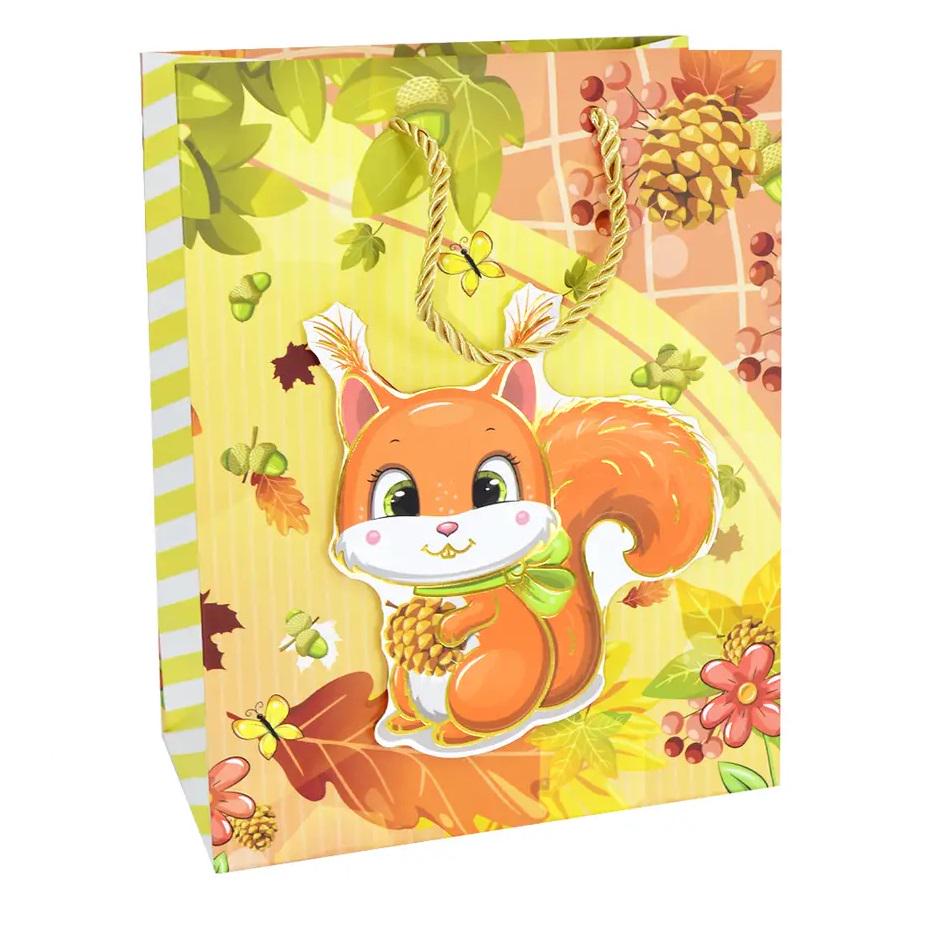 Подарунковий пакет Stenson R97044-S Animals 3D