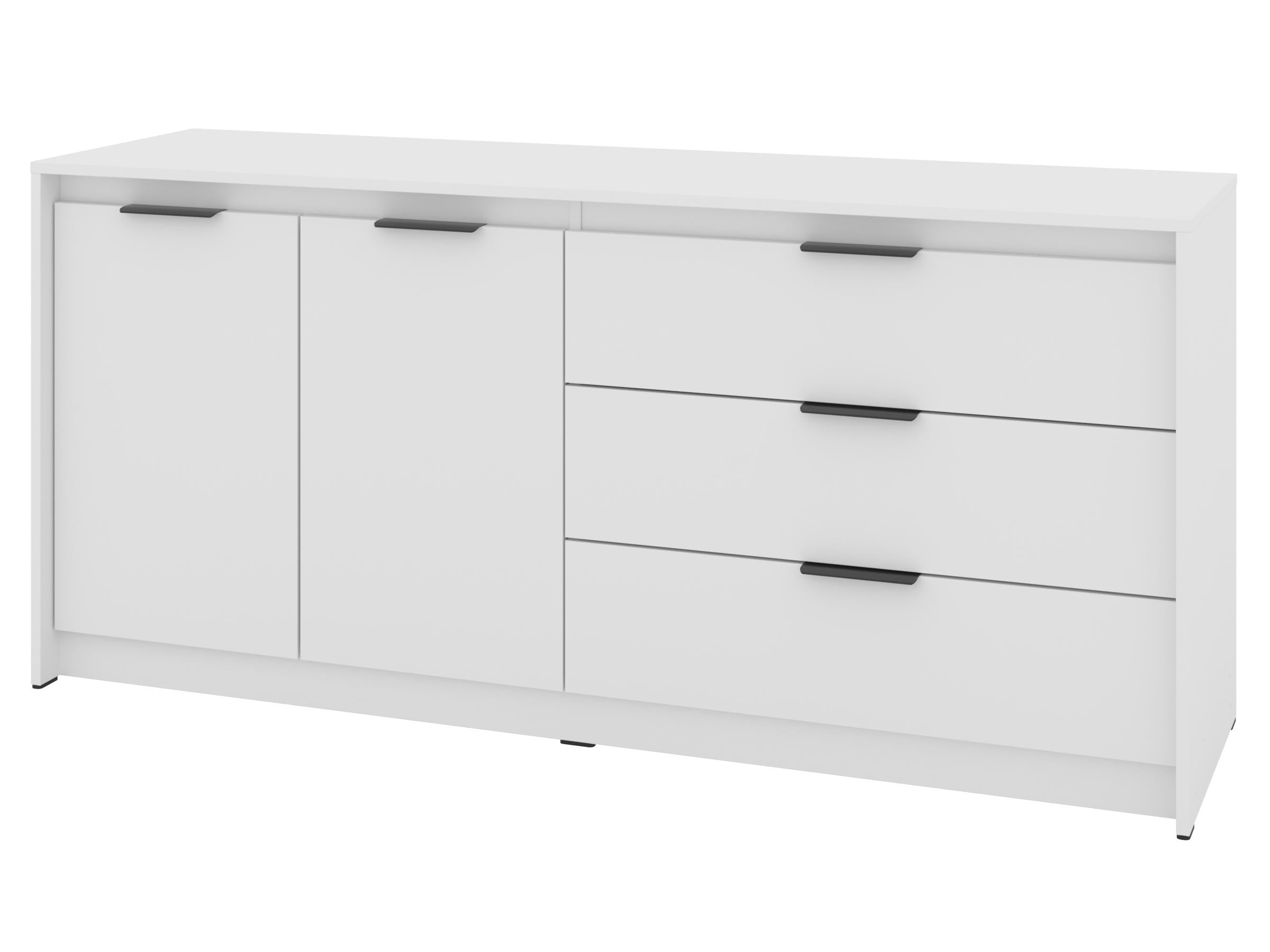 Комод с ящиками PEHOTIN К-2+3 ДСП 160х45,3х73,7 см Белый (PN-100422)