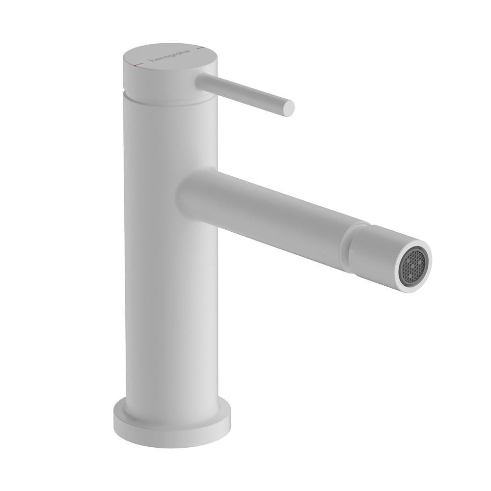 Смеситель для биде Hansgrohe Tecturis S однорычажный Белый матовый (73201700)