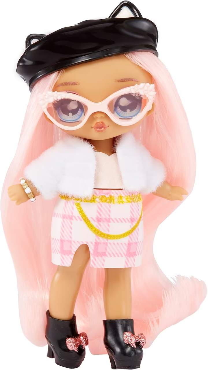 Лялька NA NA NA Mini Ultimate Surprise Kitty Katwood Posable Fashion Doll with 10+ Mystery Fashions 10 см (2443150109)