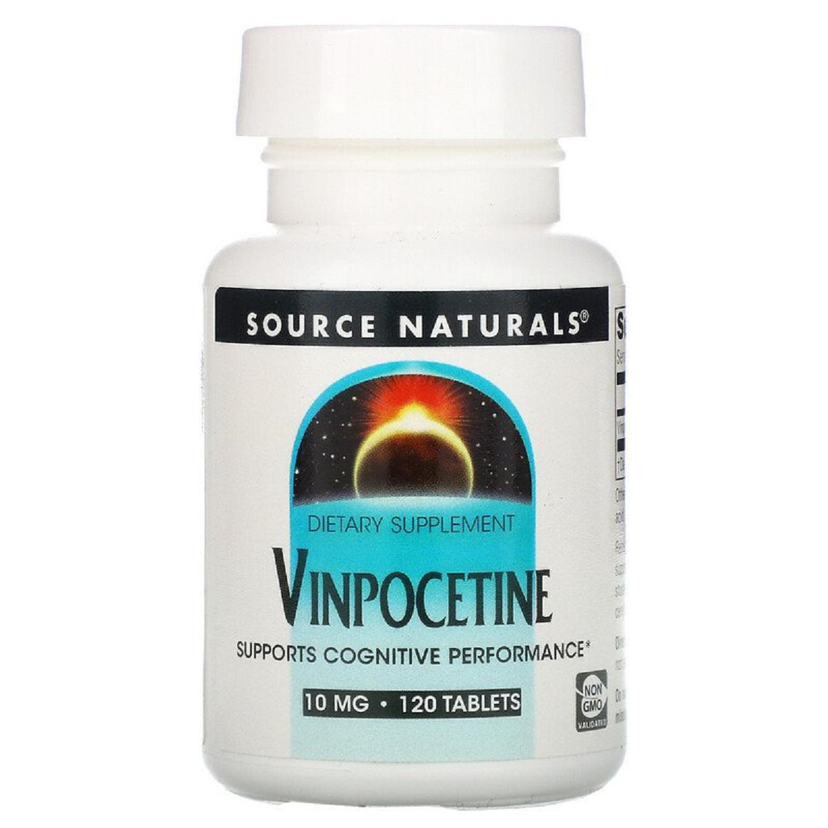 Винпоцетин Source Naturals 120 таблеток 10 мг (3966)