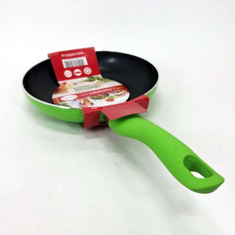 Сковорода Con Brio CB-2014 антипригарное покрытие Pfluon 20 см Green (tf5170) - фото 7 Сковорода Con Brio CB-2014 антипригарное покрытие Pfluon 20 см Green (tf5170) - фото 7