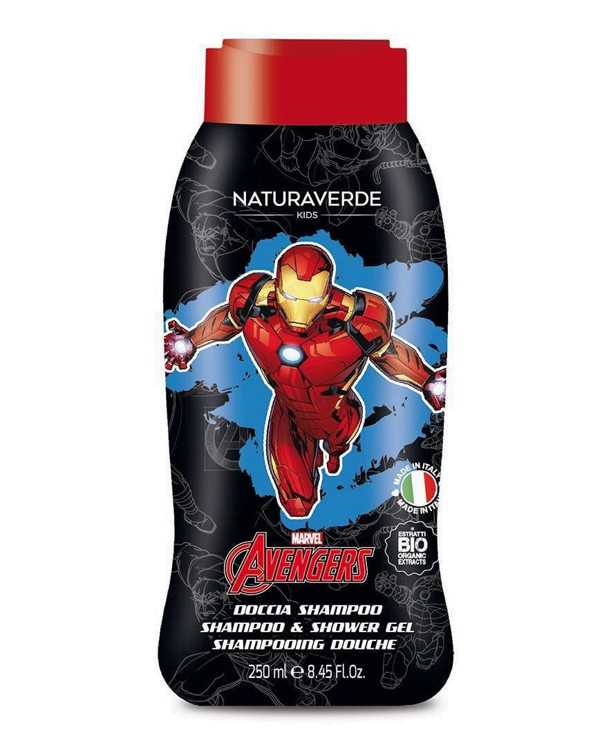 Шампунь та гель для душу для дітей Naturaverde Disney Classic Avengers 250 мл (14606)