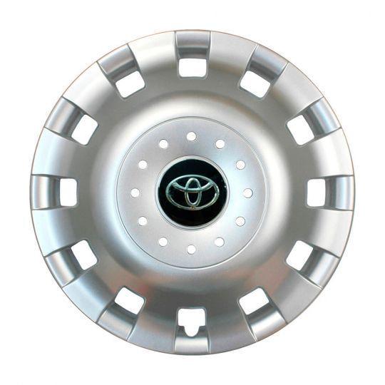 Автомобильные колпаки SKS 414 R16 с логотипом Toyota 4 шт. Серебристый