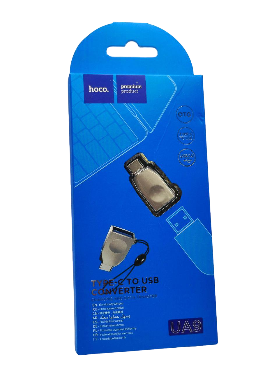 Перехідник Hoco UA9 USB Type-C-USB OTG