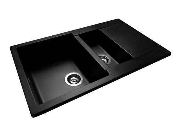 Кухонна мийка Miraggio LAPAS Чорний (83965)
