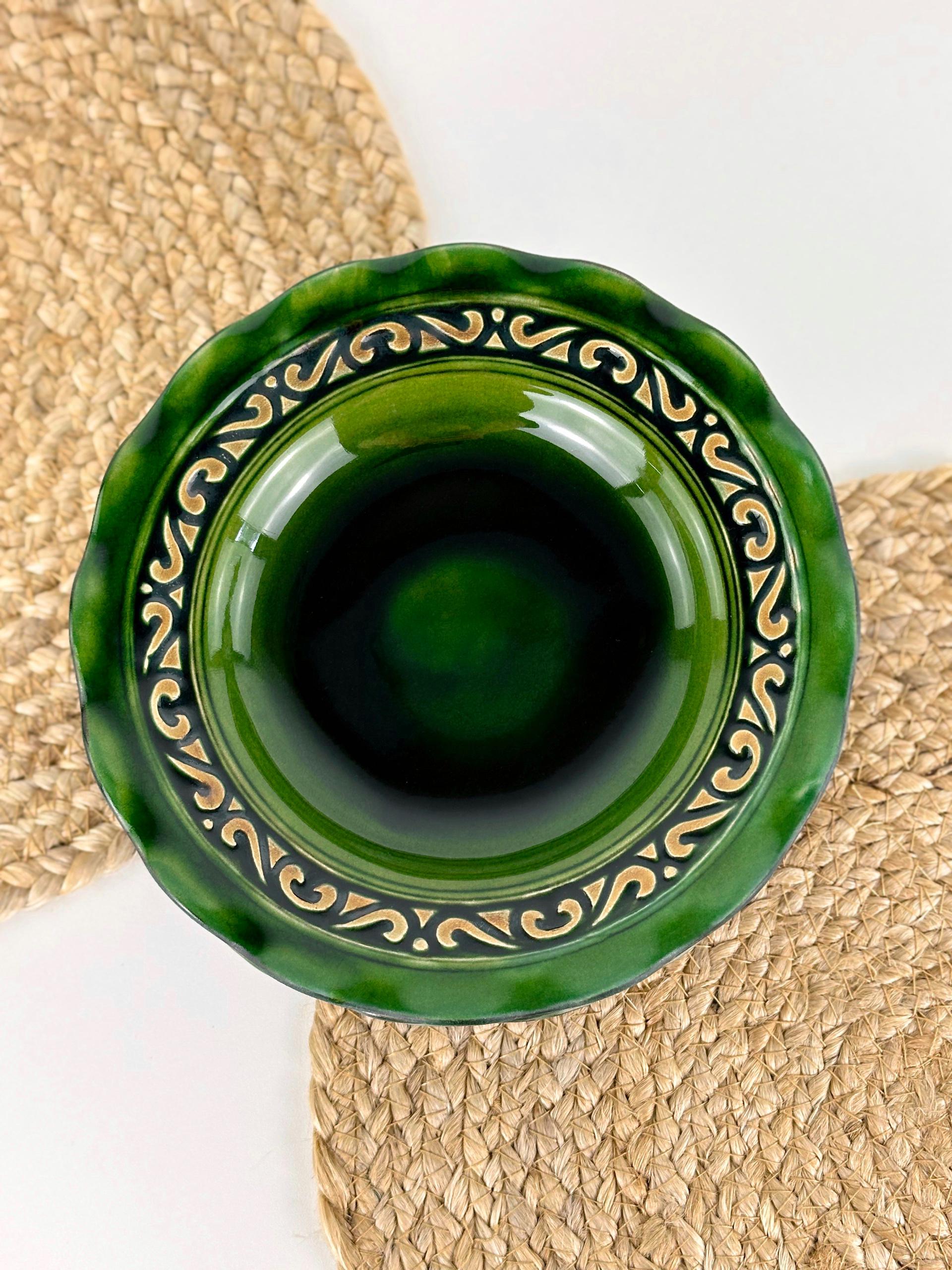 Набір глибоких глиняних тарілок Гражда 20 см х 6 шт. Коричневий (17019-19) - фото 5 Набір глибоких глиняних тарілок Гражда 20 см х 6 шт. Коричневий (17019-19) - фото 5