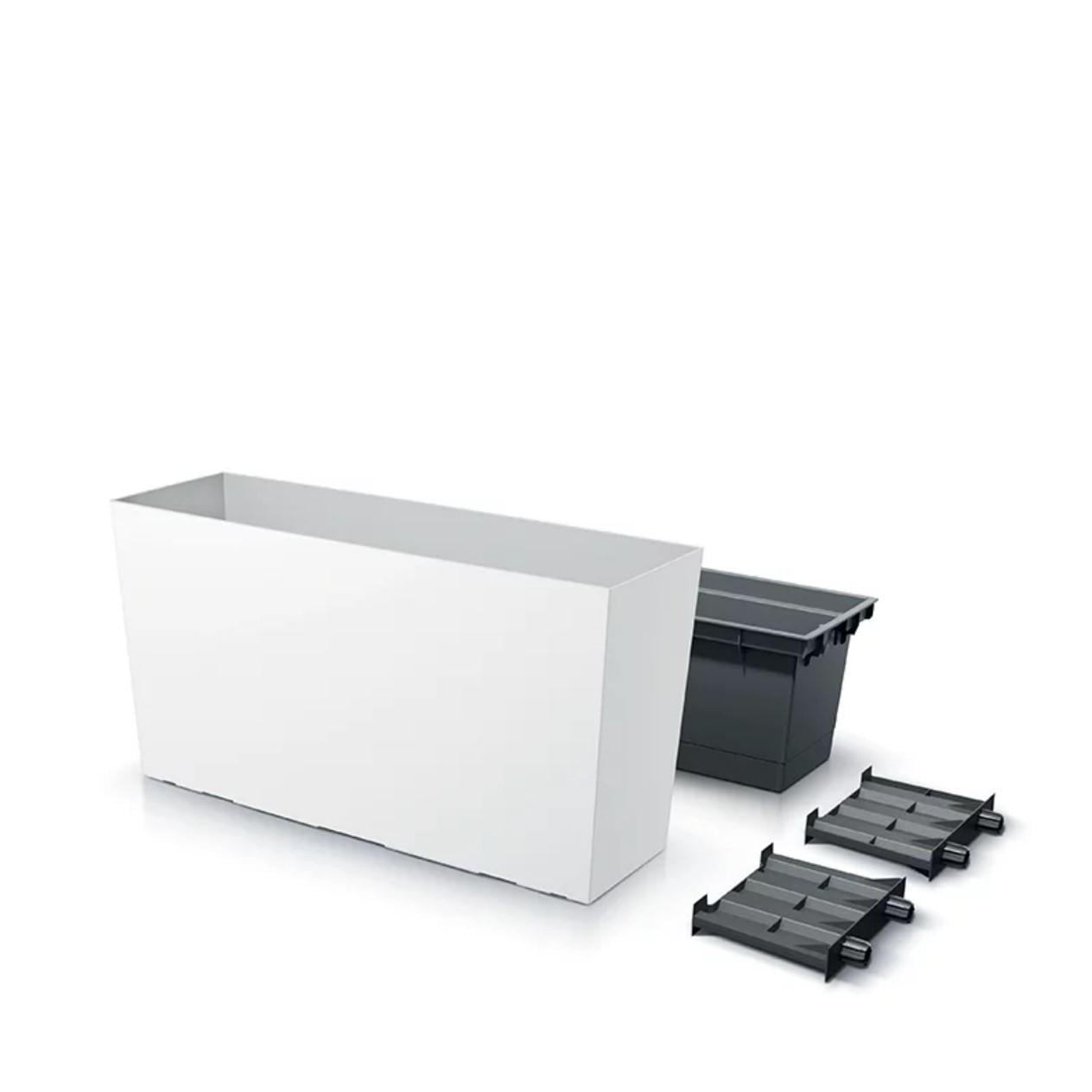 Горшок для цветов Prosperplast террасовый Urbi Case Middle 80 см Белый (DUC800M-S449) Горшок для цветов Prosperplast террасовый Urbi Case Middle 80 см Белый (DUC800M-S449)