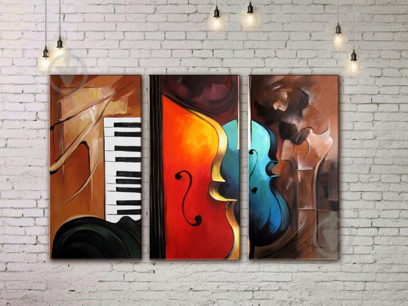 Модульная картина акрилом абстракция ArtStar MHM17_3_154 размер 60 х 90 см