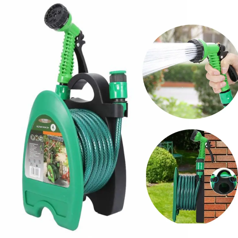 Шланг поливочный 10 м катушка с распылителем (25880218) - фото 7