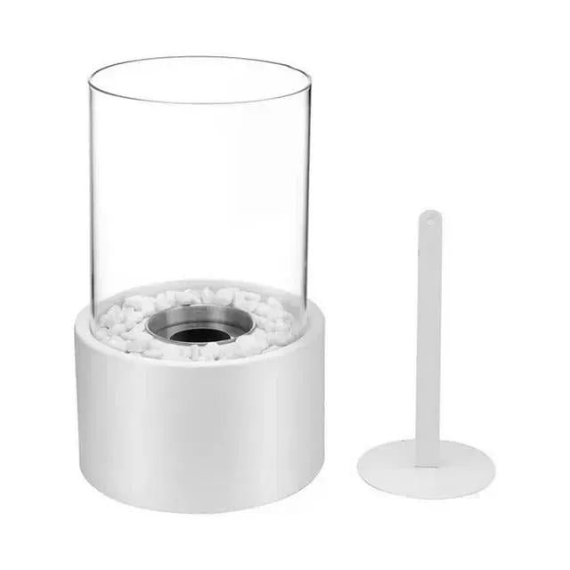 Биокамин настольный Ethanol Lamp на биотопливе для квартиры Белый (1009642-White)