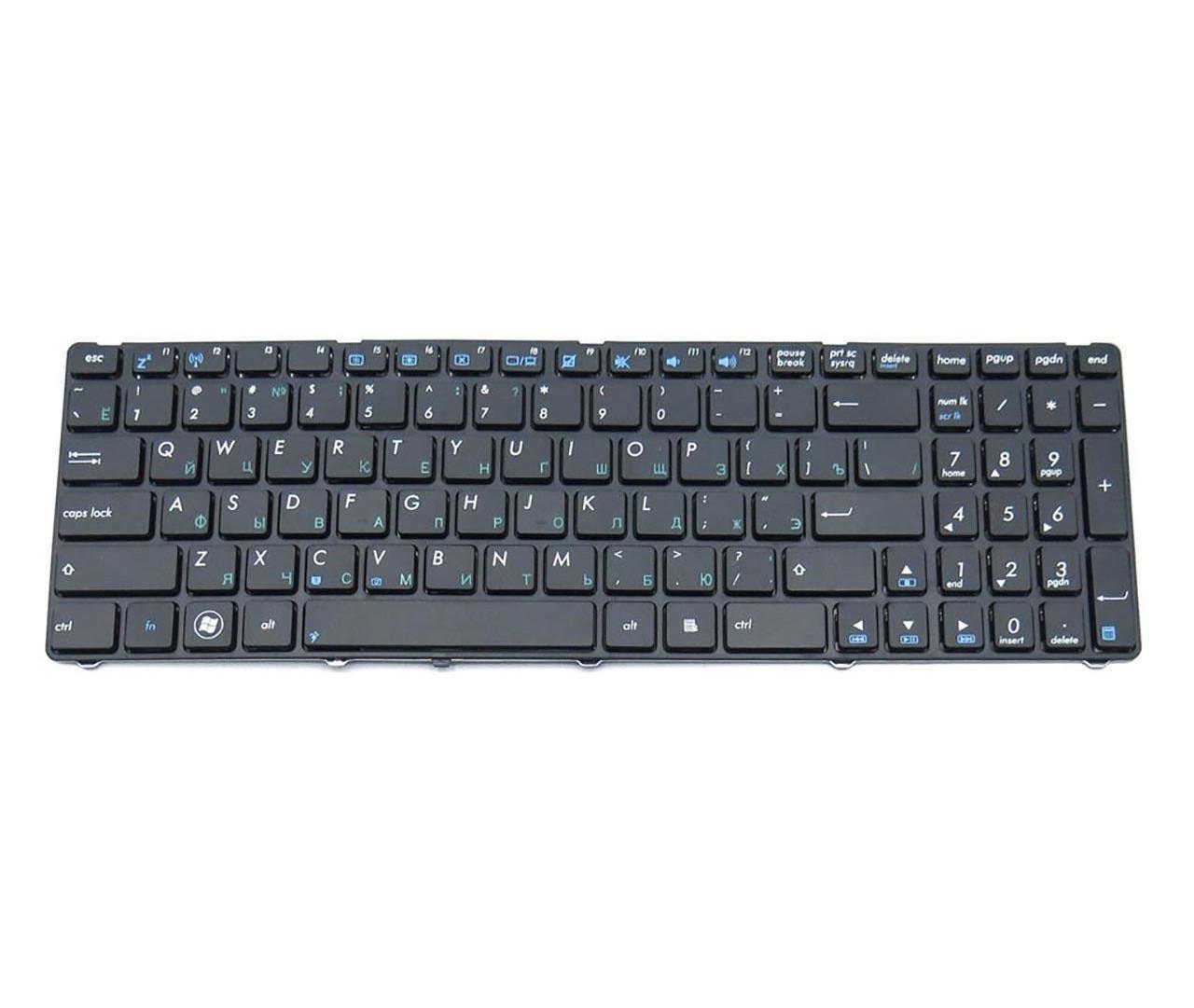 Клавиатура для ноутбука Asus K52 K52Jk матовая (04GNV32KRU00)