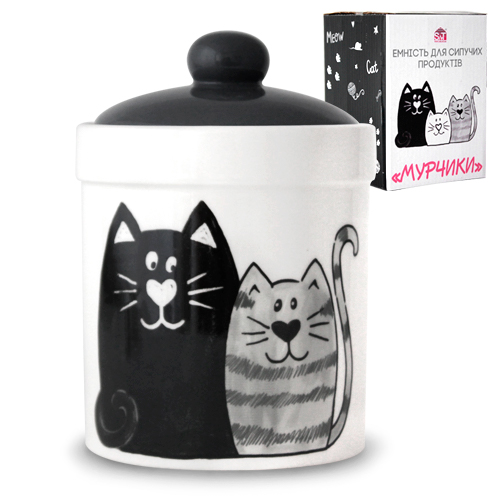 Емкость для сыпучих продуктов SNT Мурчики 990 мл (6923-19)