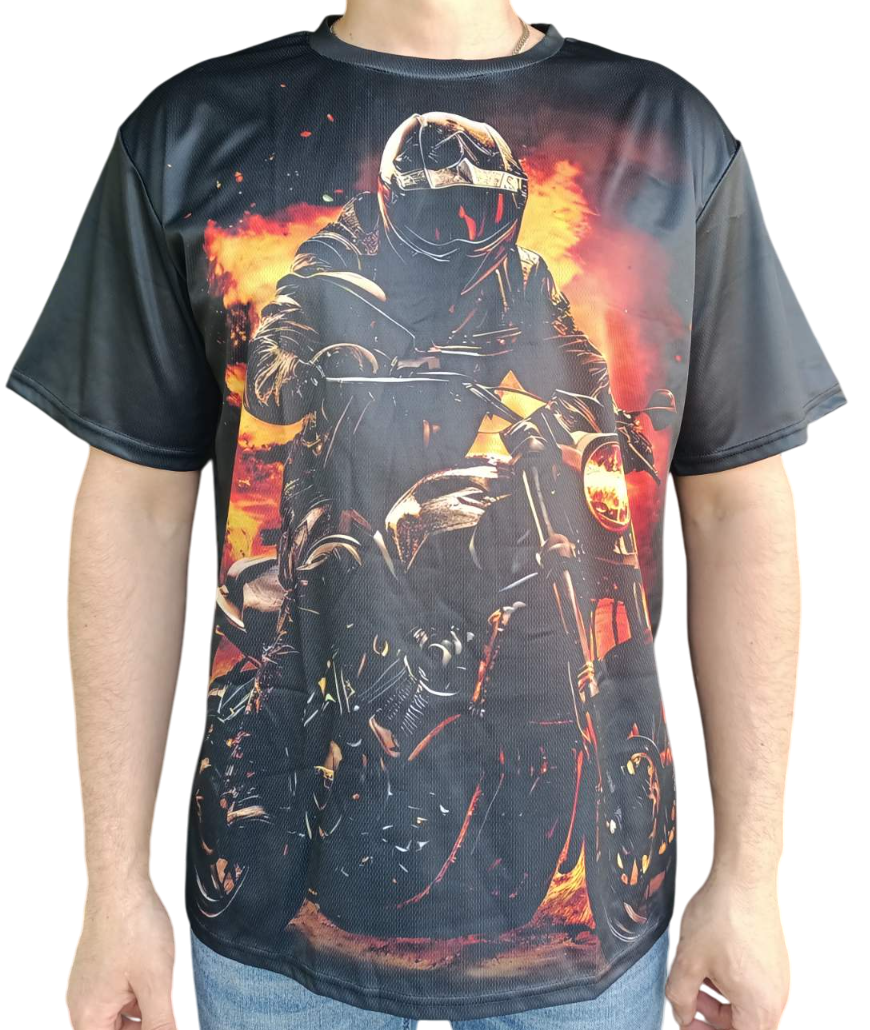 Футболка з мотоциклом 2ХL Футболка з мотоциклом 2ХL