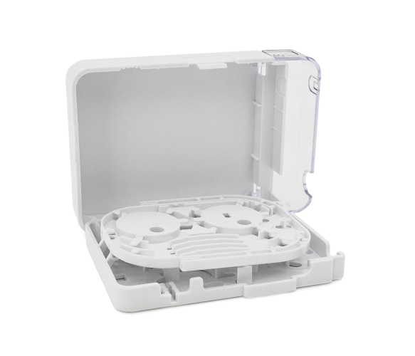 Оптоволоконная соединительная коробка Merlion ML-OP-S305 SC/LC/FC 1 волокно White (ML-OP-S305)