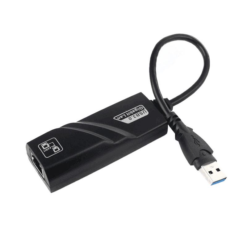 Мережева карта Lesko 8874 Black USB 3.0/RJ45