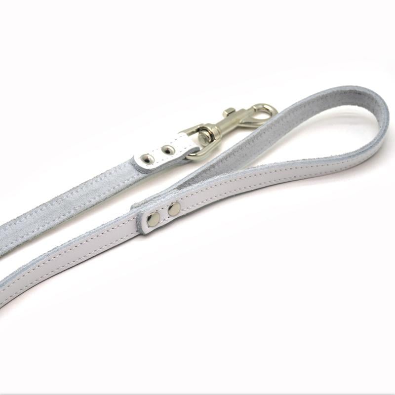 Поводок для собак и кошек Zoo-hunt Весна кожаный 1,4/120 см Белый - фото 2 Поводок для собак и кошек Zoo-hunt Весна кожаный 1,4/120 см Белый - фото 2