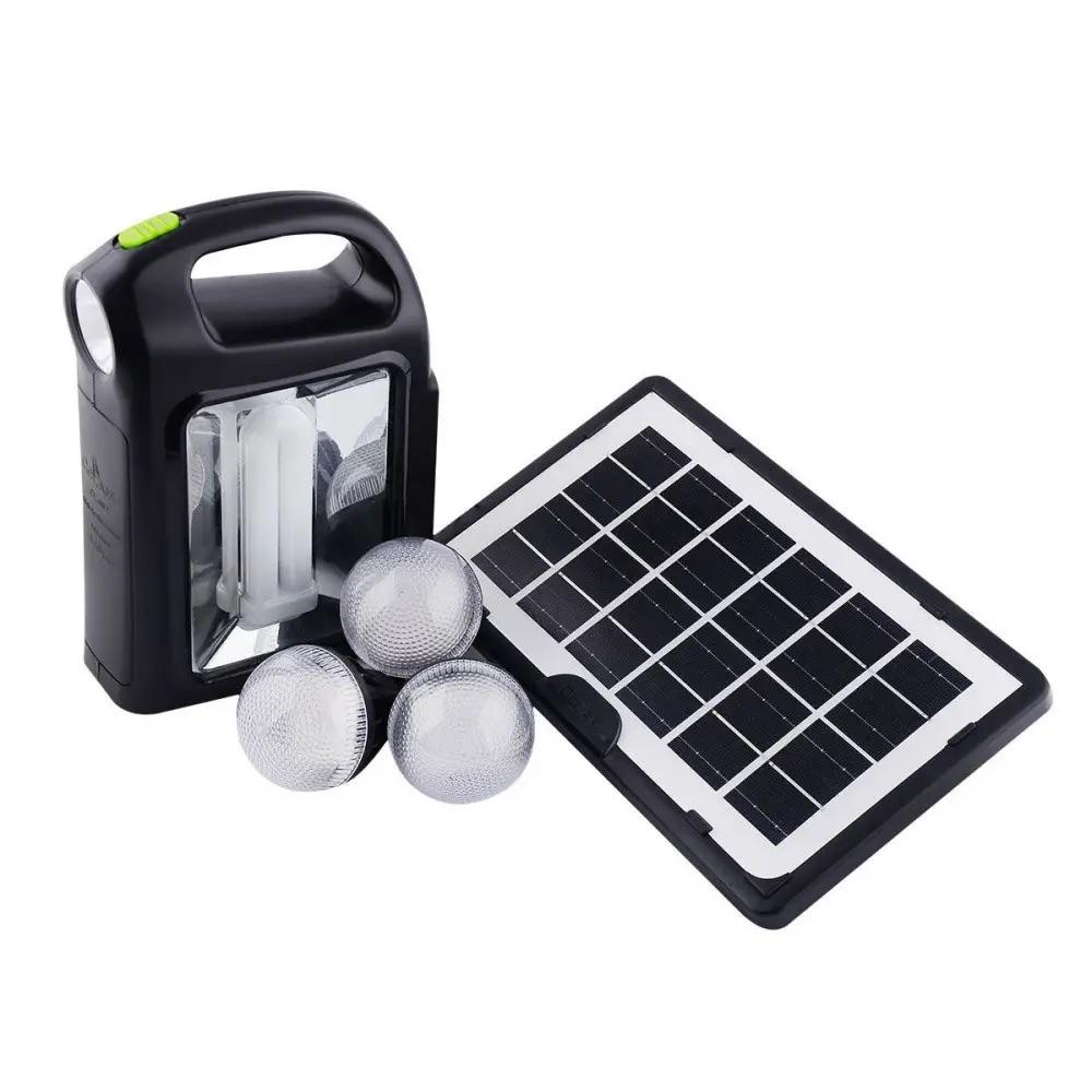 Фонарь кемпинговый Cclamp CL-02 с солнечной панелью/LED 3 Вт (38802)