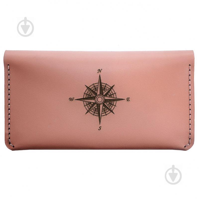Женский кожаный кошелек T-Case Розовый (as130207-2)