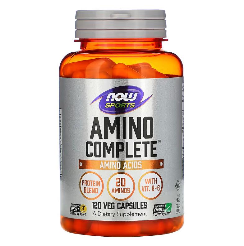 Аминокислоты Now Foods Amino Complete 120 капсул
