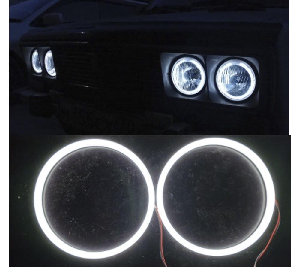 Круглые ДХО ангельские глазки COB 90 мм - фото 3