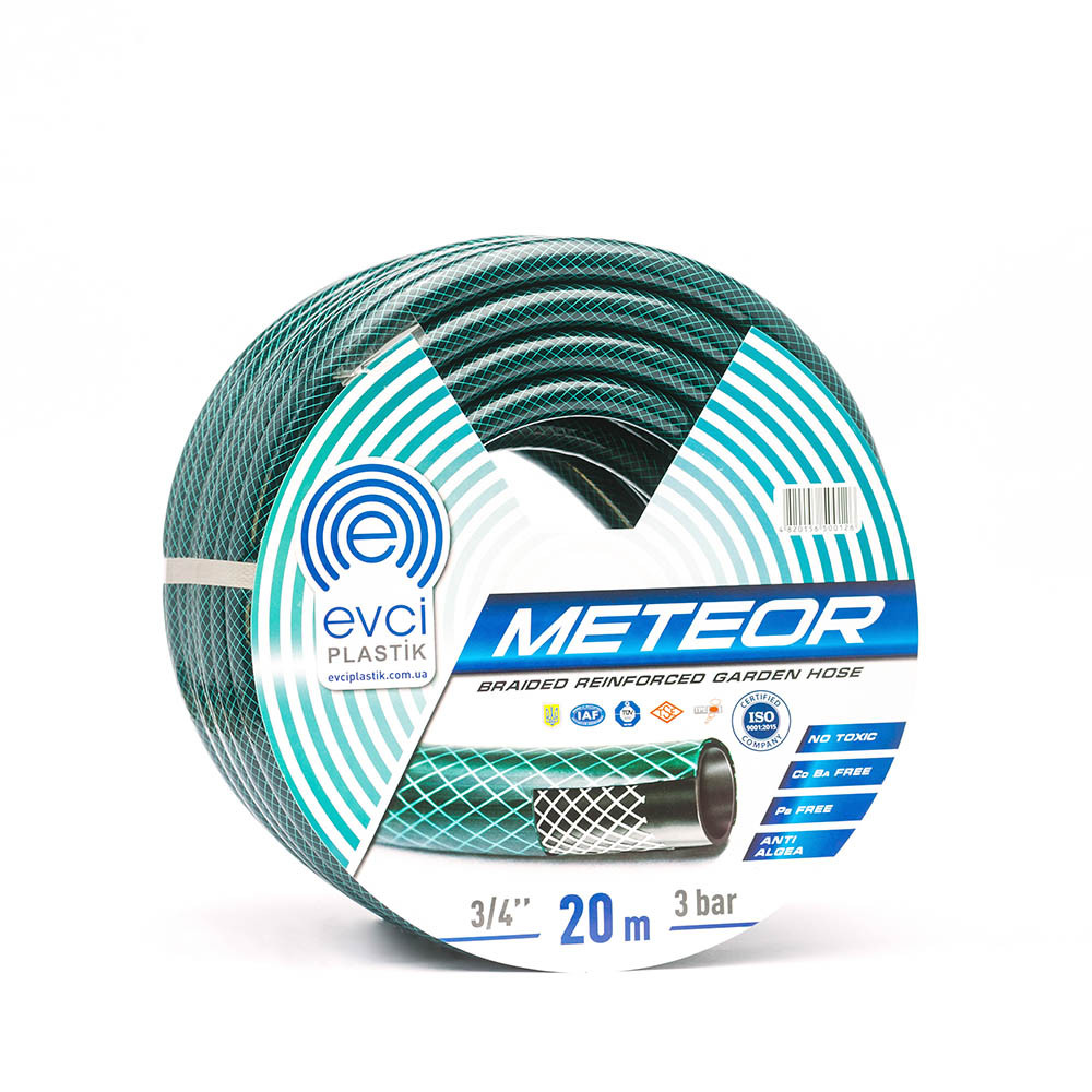 Шланг для поливу Evci Plastik Meteor Ø 1" 3-шаровий армований бухта 30 м (SQ-1047554)