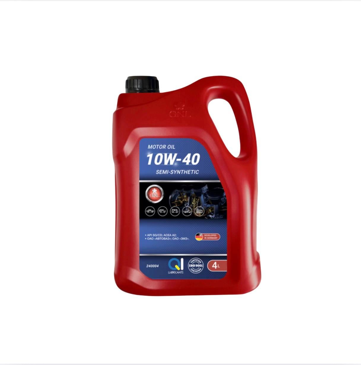 Моторное масло GNL Semi-Synthetic 10W-40 API SL/CF 4 л