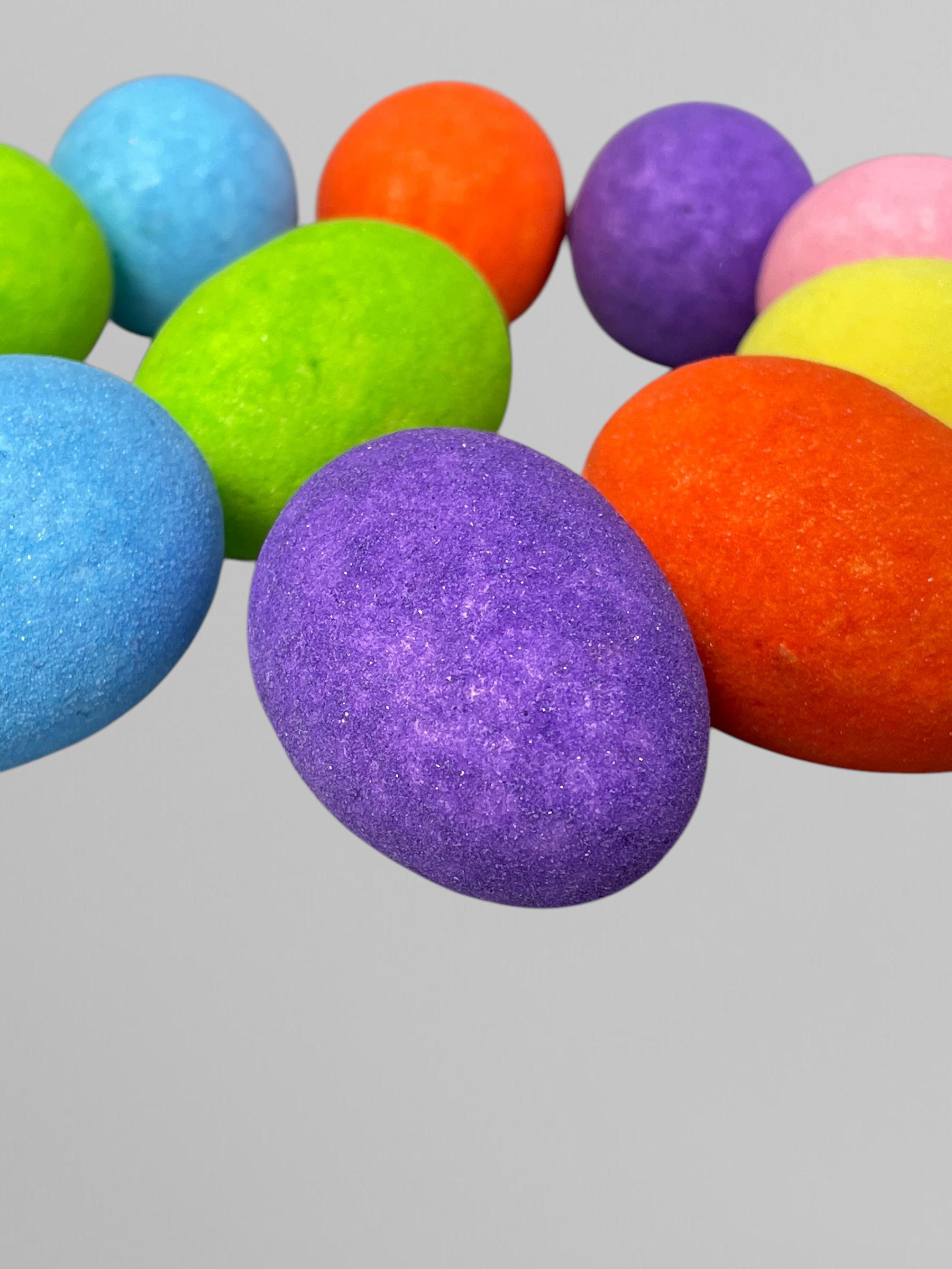 Пасхальные яйца для декора 4х6 см 12 шт. Разноцветный (С0113) - фото 3 Пасхальные яйца для декора 4х6 см 12 шт. Разноцветный (С0113) - фото 3