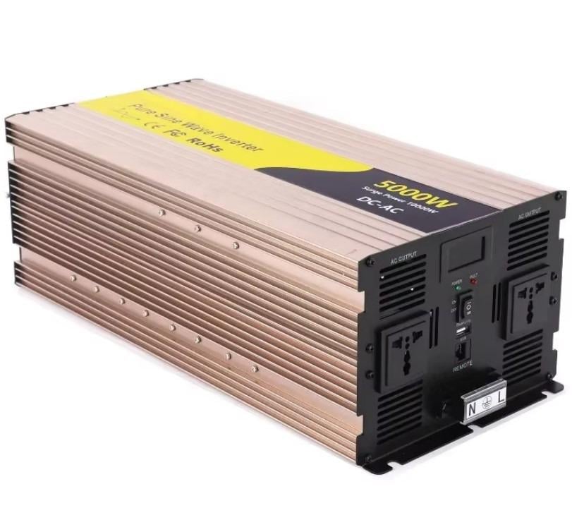 Автомобильный инвертор Pure Sine Wave Inverter 12-220 В 5000 Вт с чистой синусоидой (2104618829) - фото 4 Автомобильный инвертор Pure Sine Wave Inverter 12-220 В 5000 Вт с чистой синусоидой (2104618829) - фото 4