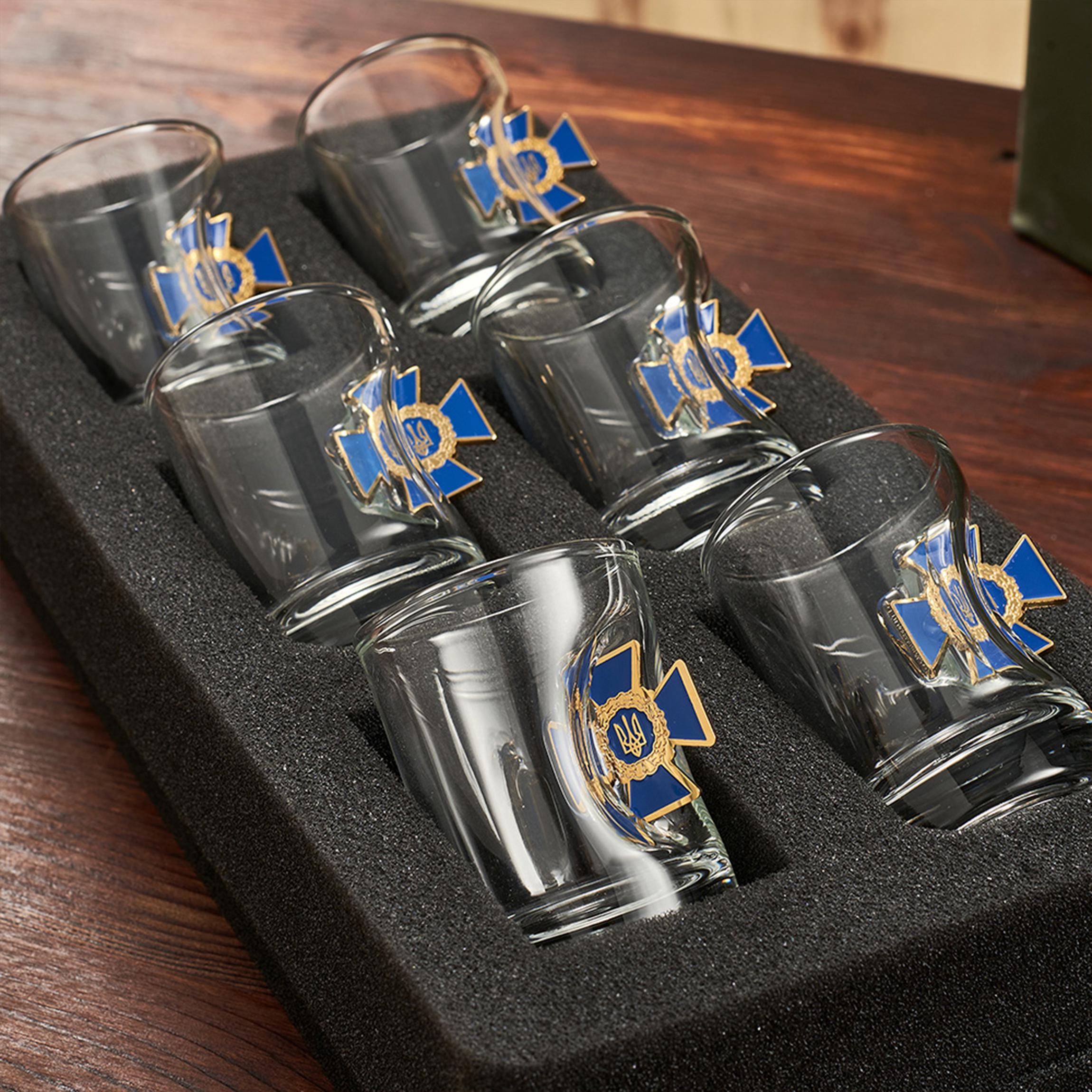 Набор VSKLO БК маленький графин и рюмки СБУ (28918583) - фото 2 Набор VSKLO БК маленький графин и рюмки СБУ (28918583) - фото 2