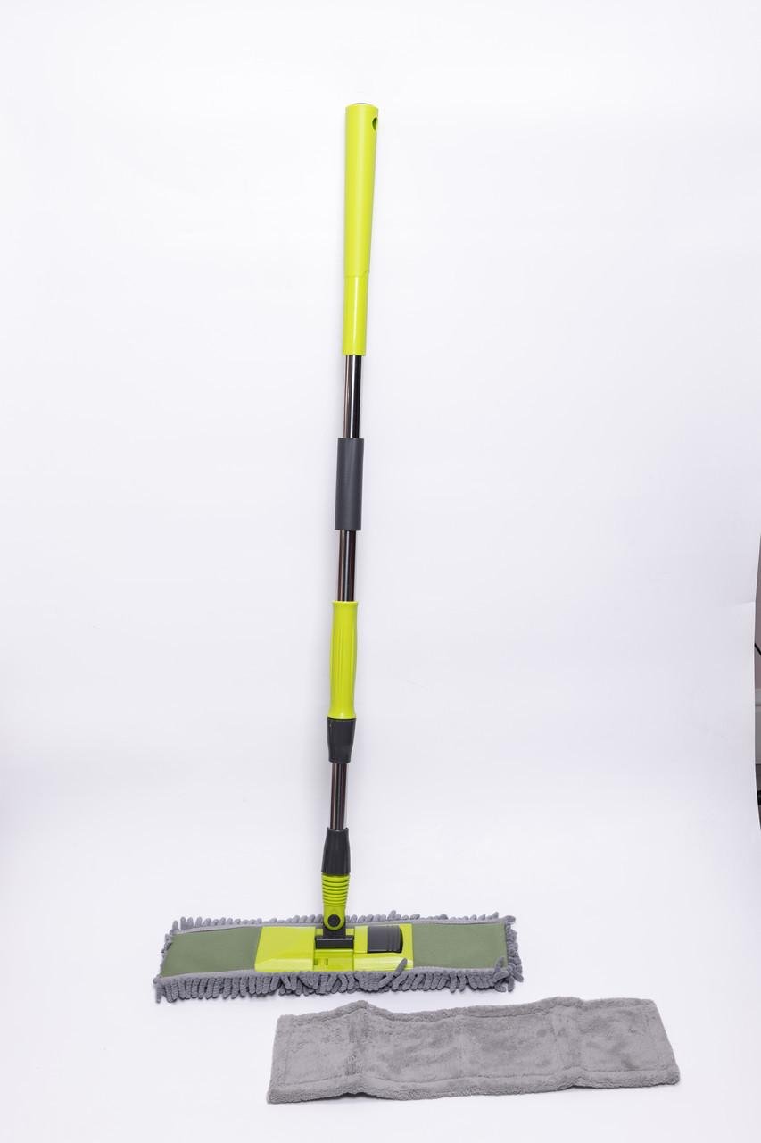 Швабра с телескопической ручкой и насадкой из микрофибры для мытья пола/плитки/ламината (A-035279) - фото 8 Швабра с телескопической ручкой и насадкой из микрофибры для мытья пола/плитки/ламината (A-035279) - фото 8