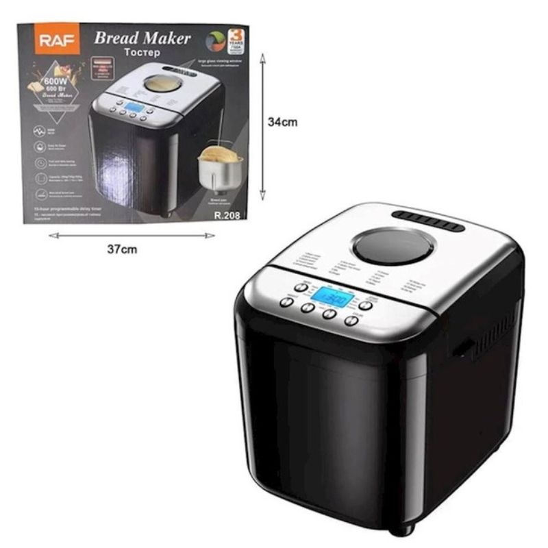Хлебопечка электрическая RAF R.208 600 W (tf7204) - фото 12