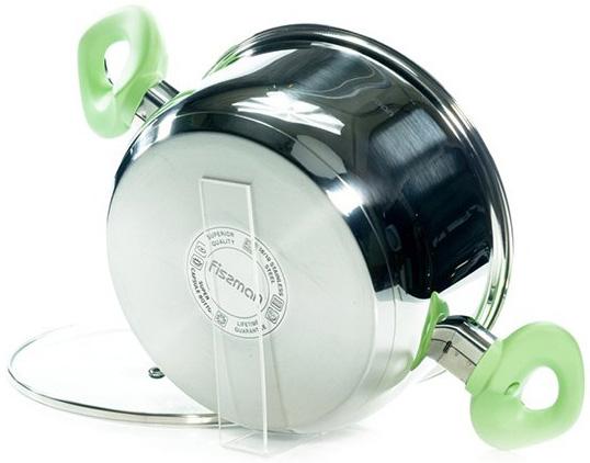 Кастрюля Fissman Janet 6,1 л из нержавеющей стали с индукционным дном (FN-SS-5442) - фото 4 Кастрюля Fissman Janet 6,1 л из нержавеющей стали с индукционным дном (FN-SS-5442) - фото 4