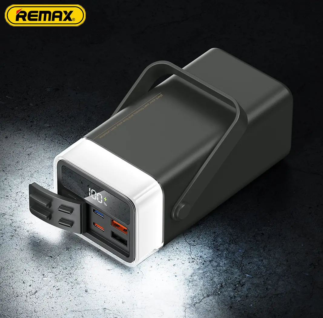 Повербанк Remax RPP-596 Fluorite PD 20W/QC 22,5W 40000 mAh Серый (18145337) - фото 6