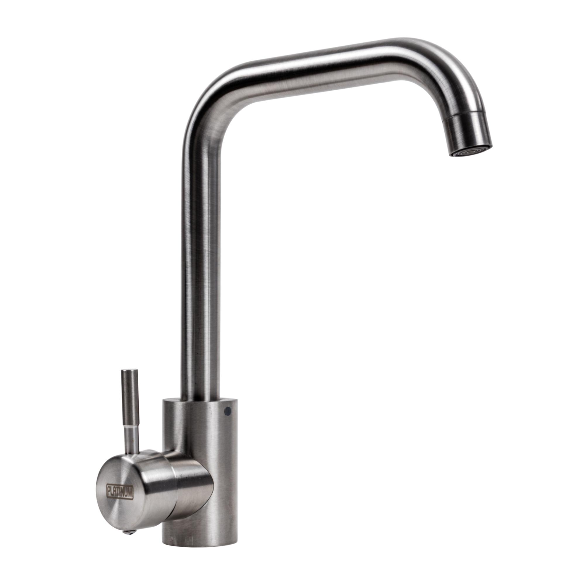 Смеситель для кухни Platinum NS02A 3008B PLS-A37811 однорычажный Сатин (195380)