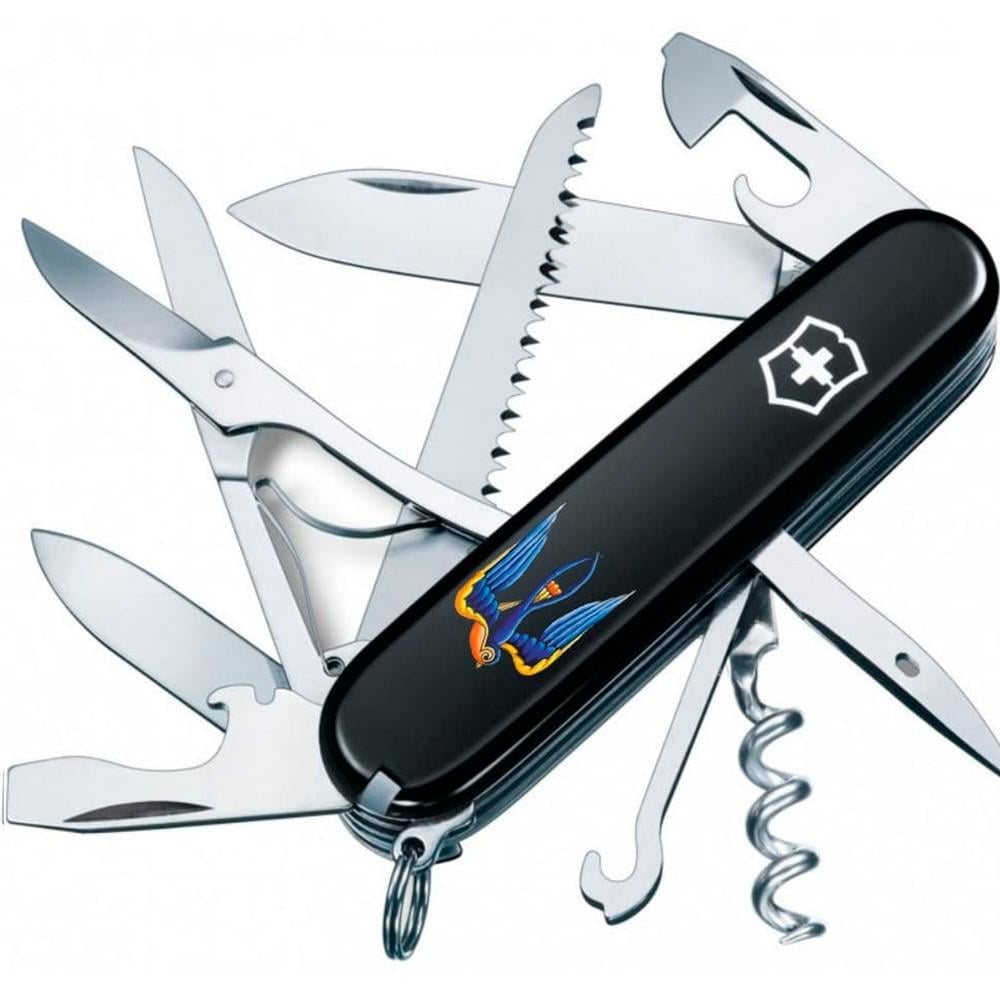 Ніж швейцарський складаний Victorinox Huntsman Ukraine (1.3713.3_T1230u)