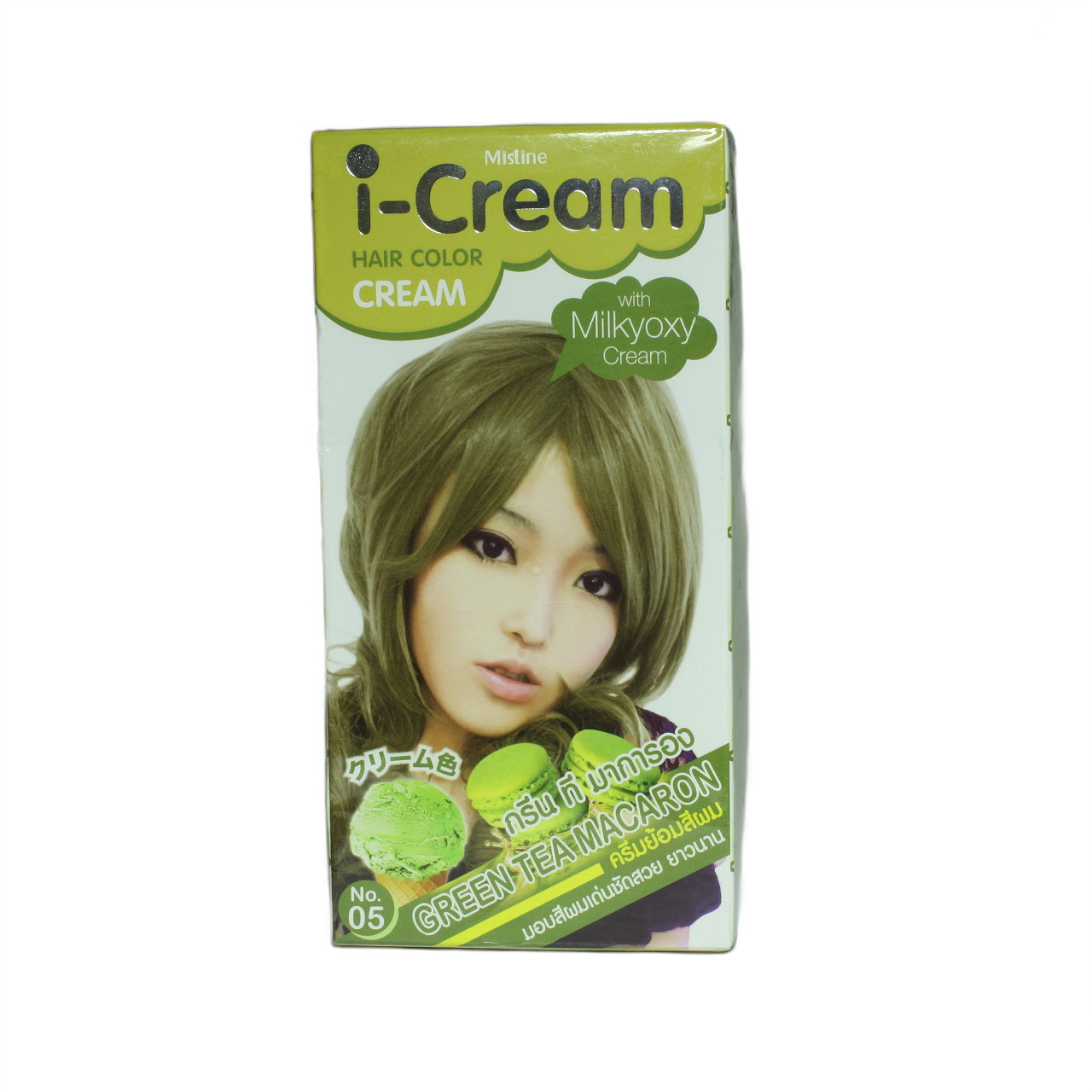 Краска кремовая Mistine I-Cream с молочными протеинами и маслом авокадо 50 мл (8855629005446)