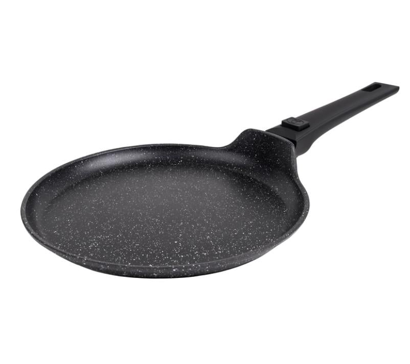 Сковорода для млинців Krauff Smart Handle алюмінієва зі з'ємною ручкою 24 см (dba16ce5)