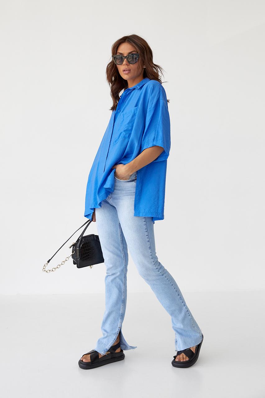 Сорочка жіноча Barley oversize S Синій (9498811) - фото 2