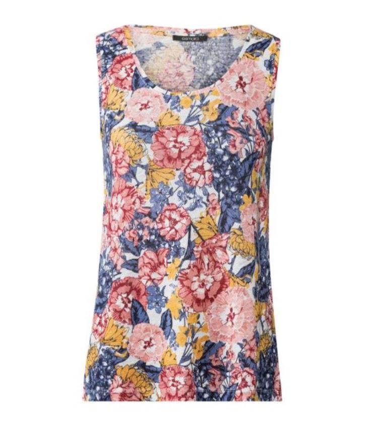 Топ жіночий Esmara Квіти льон S (835200_10)