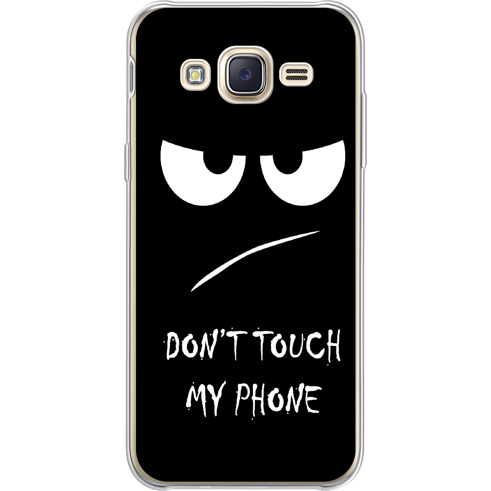 Чехол BoxFace Samsung J500H Galaxy J5 Don't Touch my Phone Прозрачный силикон (25242-up535-25242)