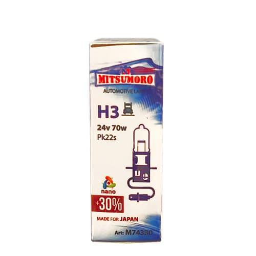 Автолампа Mitsumoro Н3 24 V 70 W Pk22s