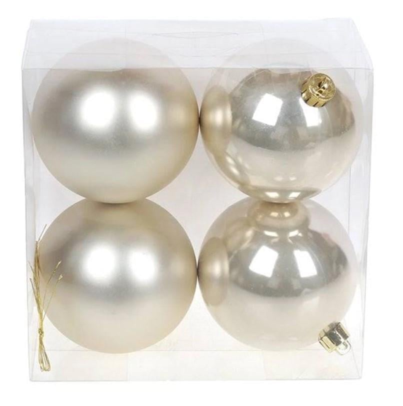 Набор пластиковых новогодних шаров d 4 см 8 шт. (12060)