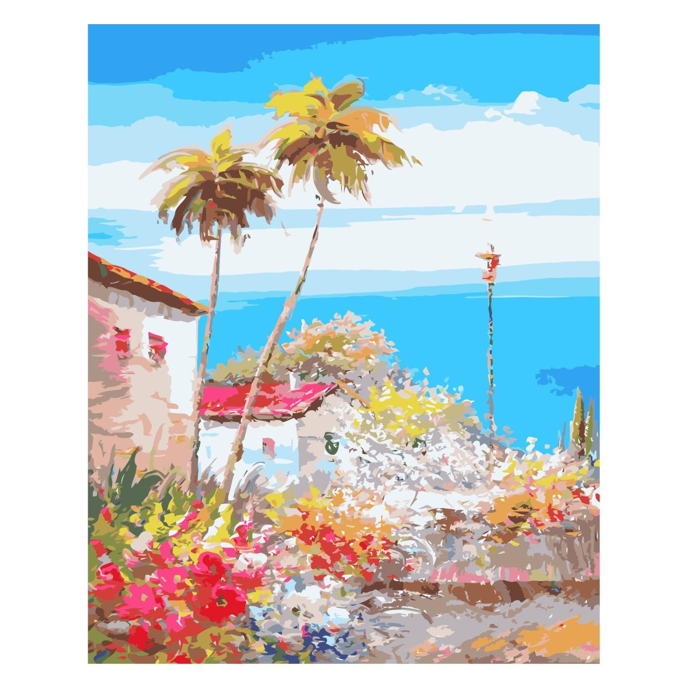 Картина по номерам Strateg Солнечное побережье 40x50 см (VA-0234)